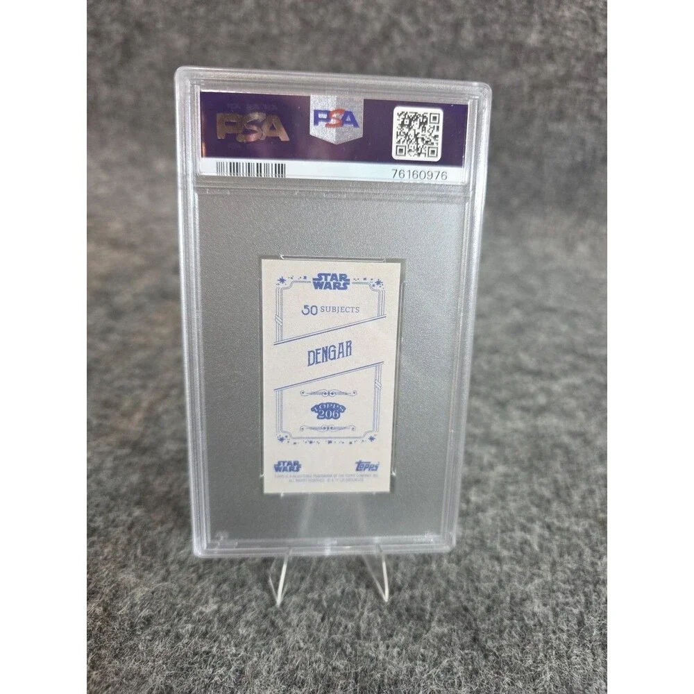 2022 Topps 206 Star Wars Dengar Blue Star Field PSA 10